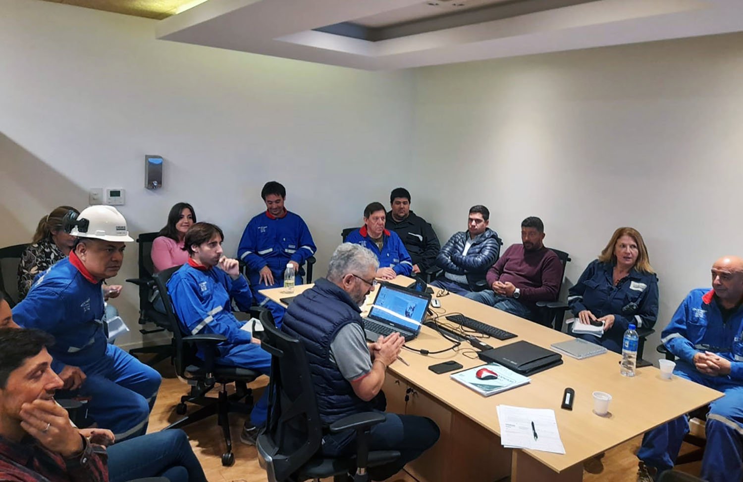 Treinamento de segurança para funcionários