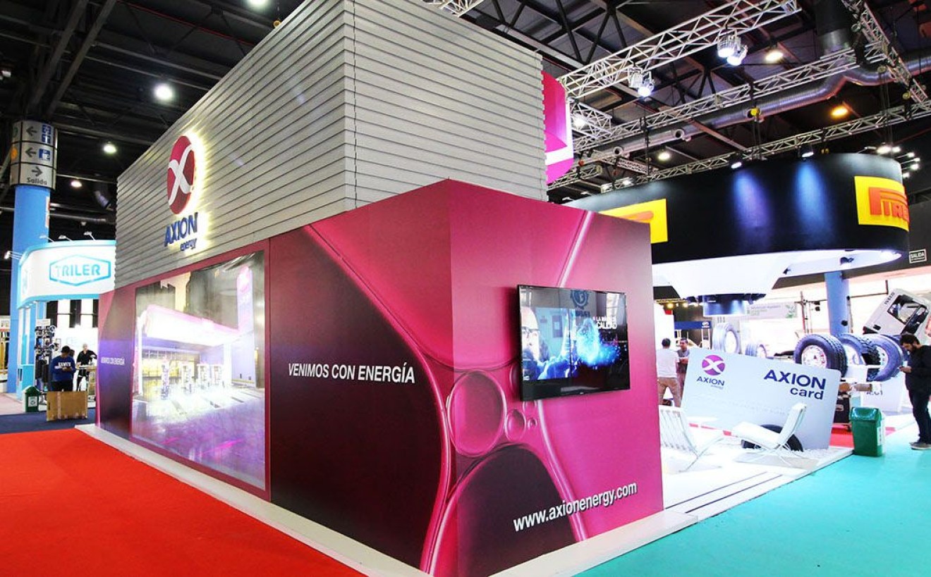 Stand AXION Energy Expotransporte 2016