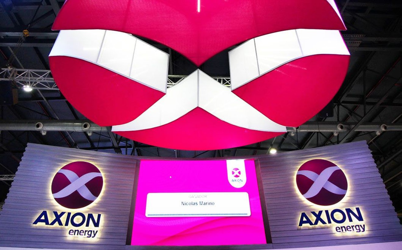 Stand AXION Energy Expotransporte 2016